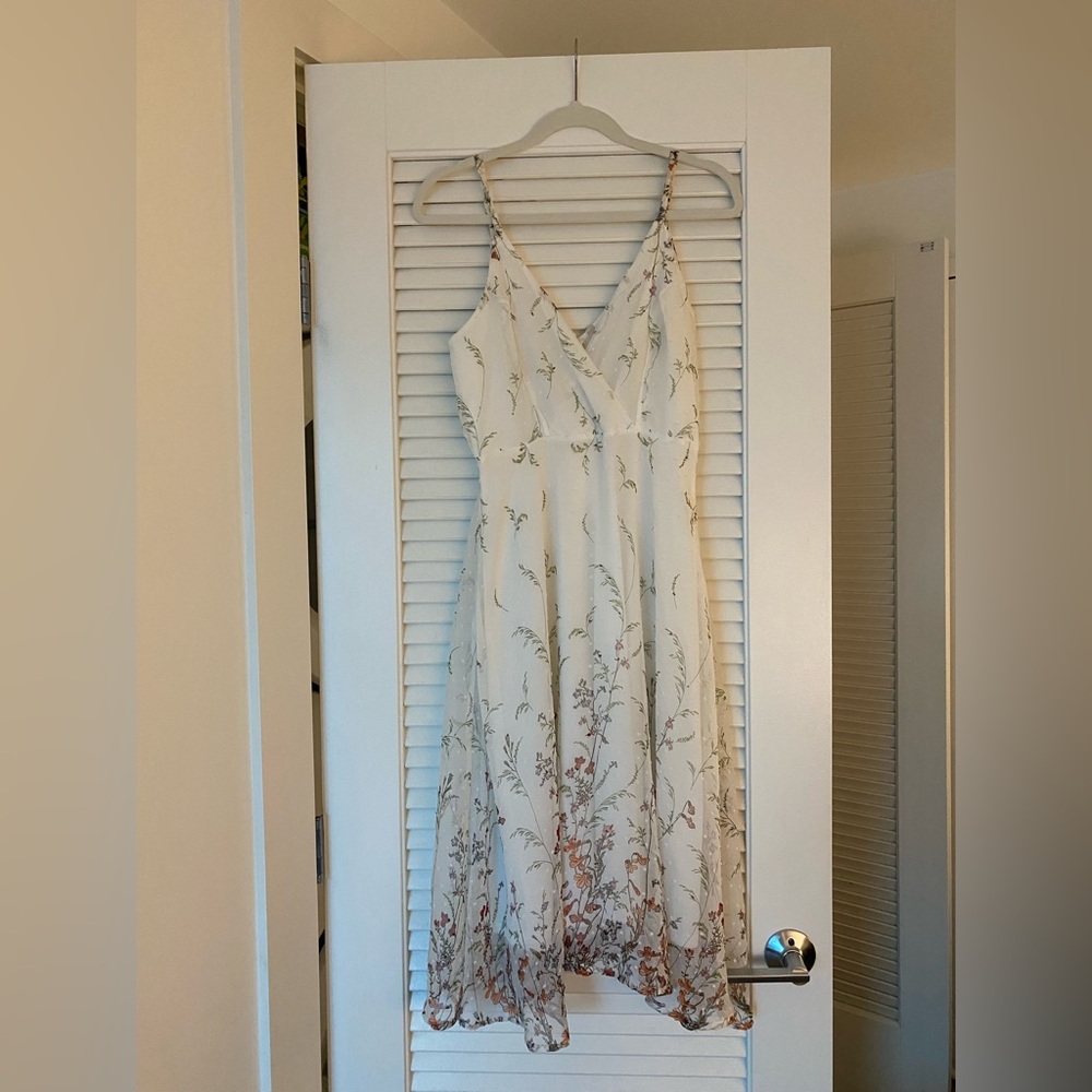 Gilli Cream Floral Maxi Dress